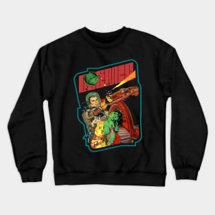 Cosmic vintage cartoon comics sci fi retro Crewneck Sweatshirt